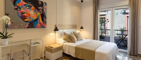Double Room, Balcony, City View