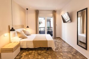 Doppelzimmer, Balkon, Stadtblick