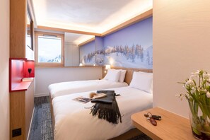 1 bedroom - Modern Twin Room With Ski Facilities (La Plagne-Tarentaise)