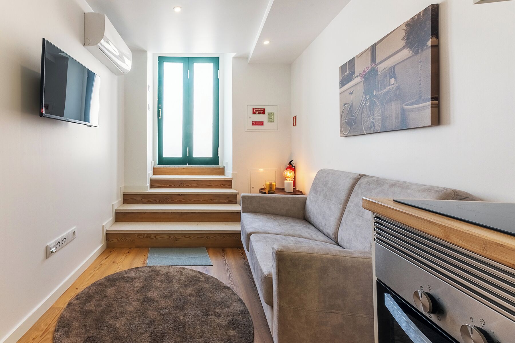 Apartamento clásico, 1 cama de matrimonio | Zona de estar