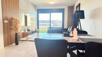 Apartment, Balcony, Garden View | Dining