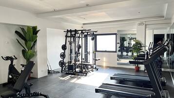 Comfort appartement, uitzicht op stad | Fitnessfaciliteiten