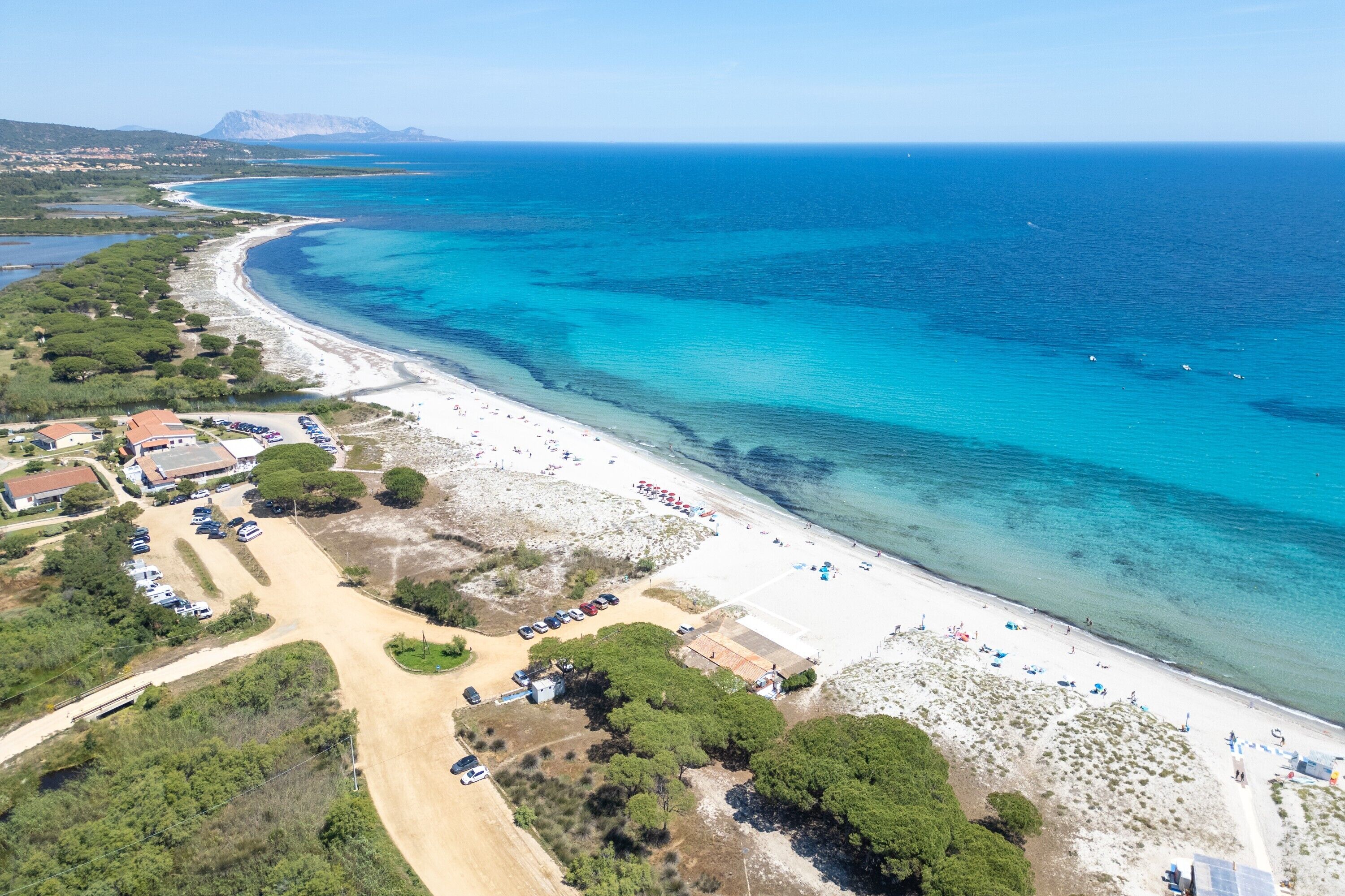 Vlak bij het strand
