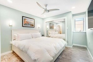 Iron/ironing board, WiFi, bed sheets - Renovated Rehoboth Beach condo with ocean-view balcony - walk to beach (Rehoboth Beach)