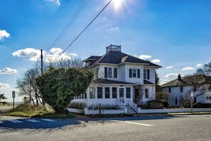 Exterior - Classic 1920s oceanfront home & cottage with AC, bikes, grill - walk to beach (Rehoboth Beach)