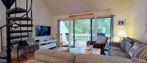 TV, DVD player, offices