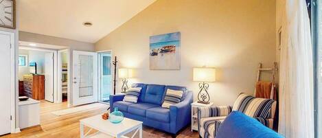 TV, DVD player, offices