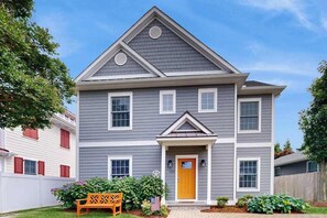 Exterior - Dog-friendly, 2-story home near beach with private outdoor pool, W/D & AC (Rehoboth Beach)