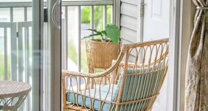 Villas at Bay Crossing dog-friendly condo with pool, balcony, water views, & W/D