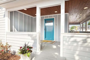 Exterior detail - Town of Rehoboth Beach home with private pool, hot tub & pool barn (Rehoboth Beach)