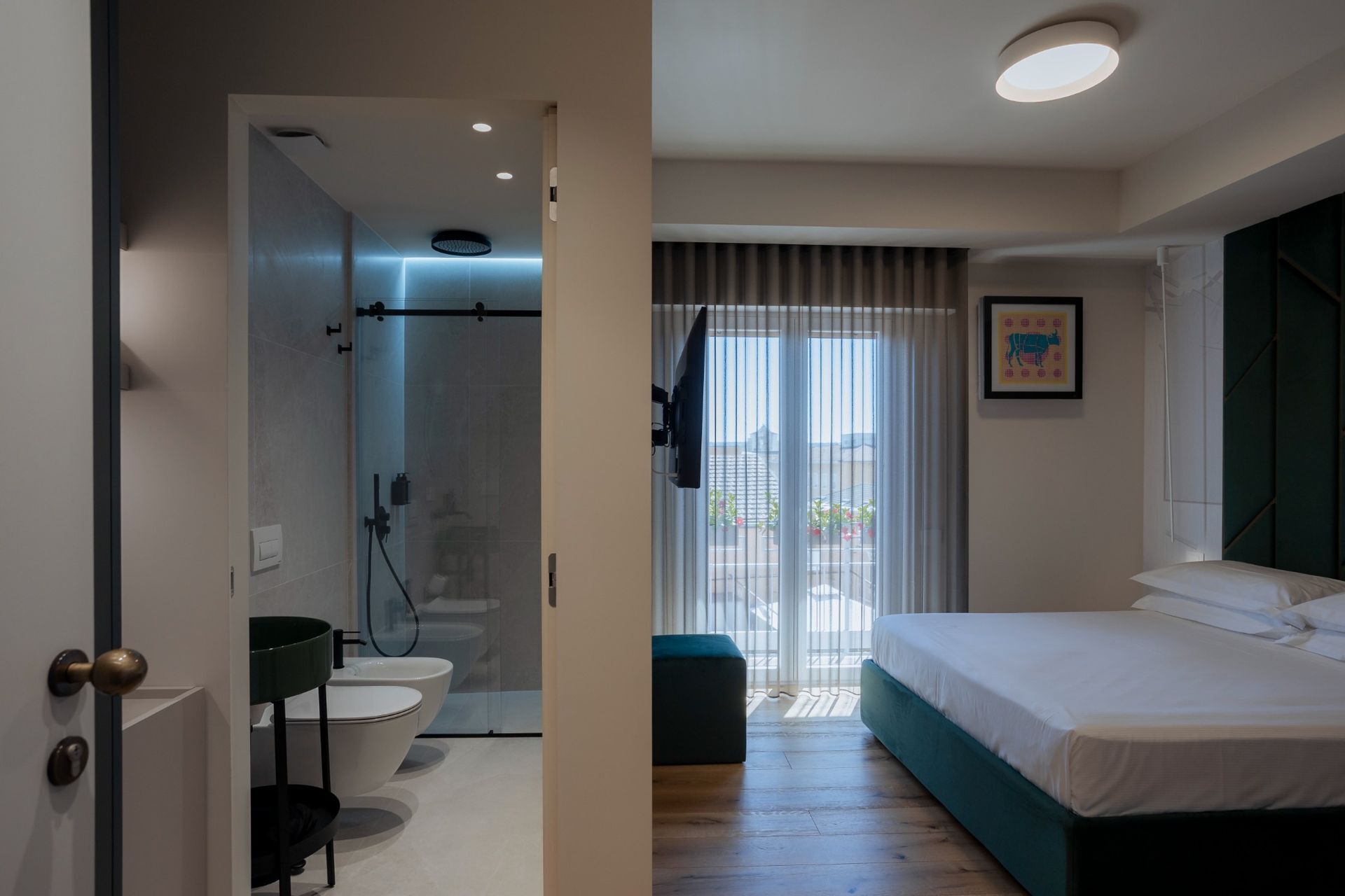 Doppia Deluxe, bagno in camera | Interni