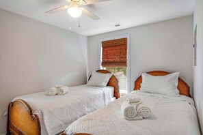 Iron/ironing board, WiFi, bed sheets - Dog-friendly Rehoboth Beach cottage steps from the beach & boardwalk (Rehoboth Beach)