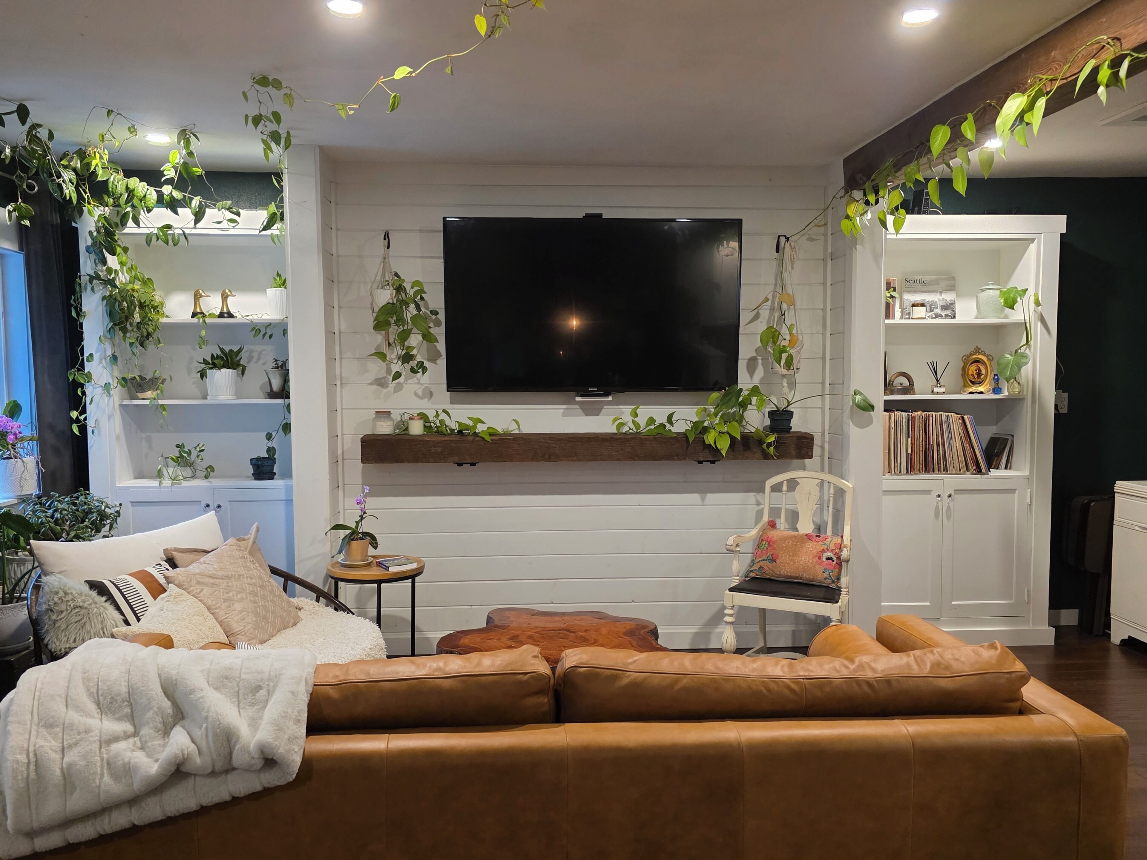 Smart-TV, Bücher, Musikbibliothek