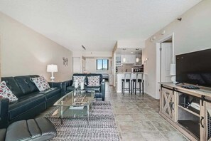 TV, offices - Sea Colony Ocean 7th floor condo w/ tennis court, balcony, and elevator (Bethany Beach)
