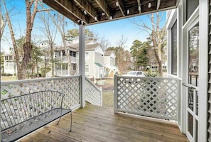 Terrace/patio - Sea Colony Tennis First-Floor Condo w/ Gym & Basketball Court (Bethany Beach)