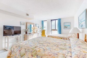 Iron/ironing board, WiFi, bed sheets - Sea Colony 4th floor condo - shared pool, basketball court, partial ocean view (Bethany Beach)