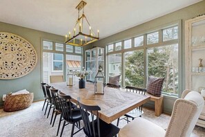 Dining - Sea Colony Tennis house with gym, grill, & pool (Bethany Beach)