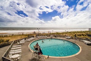Pool - Sea Colony ninth floor condo with shared pool, hot tub & ocean views (Bethany Beach)