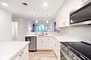 Fridge, microwave, oven, stovetop - Sea Colony 2nd floor condo with shared sauna, basketball court, and gym (Bethany Beach)