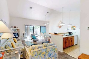TV, DVD player, offices