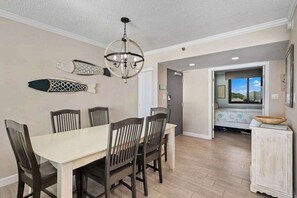 Dining - Sea Colony Ocean 5th floor condo w/ free WiFi, elevator, and balcony (Bethany Beach)