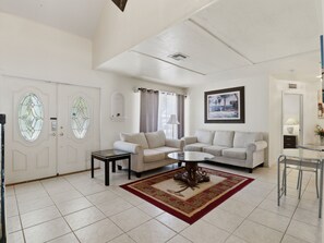 House, 4 Bedrooms | Living area - Sleeps 16 Plus Central Cape Coral Family Escape 4 Bedroom Home (Cape Coral)