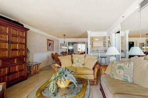 TV, DVD player, offices - Sea Colony oceanfront 4th-floor condo w/ elevator (Bethany Beach)