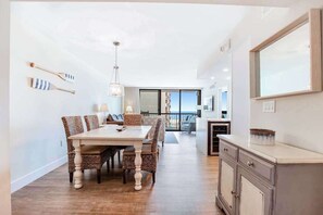 Dining - Sea Colony Ocean 5th floor condo w/ balcony, shared sauna, and tennis court (Bethany Beach)