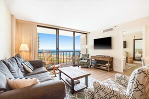 TV, DVD player, offices - Sea Colony Ocean 5th floor condo w/ balcony, shared sauna, and tennis court (Bethany Beach)