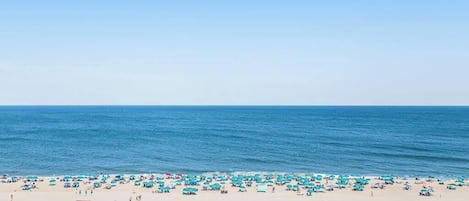 Na praia