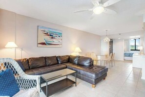 TV, DVD player, offices - Sea Colony oceanfront 2nd floor condo w/ pool and elevator (Bethany Beach)