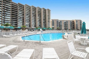 Pool - Sea Colony 8th floor condo w/ shared gym, sauna, basketball court - ocean view (Bethany Beach)