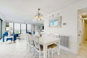Dining - Sea Colony 6th floor condo w/ balcony, shared tennis court & partial ocean view (Bethany Beach)