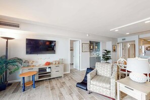 TV, DVD player, offices - Sea Colony Ocean 14th floor condo with elevator, WiFi, and basketball court (Bethany Beach)