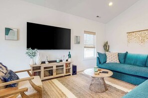 TV, offices - Town of South Bethany canal-front home with dock & decks - two blocks to beach (South Bethany)