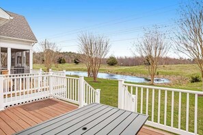 Terrace/patio - Bear Trap Dunes townhome with central AC & washer/dryer - on-site pools & tennis (Ocean View)