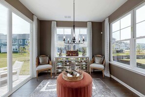 Interior - Bayside Resort brand-new home with gas fireplace, patio, firepit, WiFi, & W/D (Selbyville)