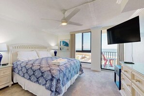 Iron/ironing board, WiFi, bed sheets - Renovated oceanfront Sea Colony 7th-floor condo with balcony & basketball court (Bethany Beach)
