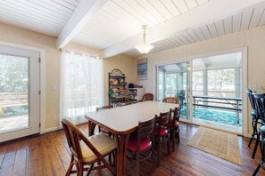 Dining - Bethany West home near trolley with screened porch & pool/tennis access (Bethany Beach)