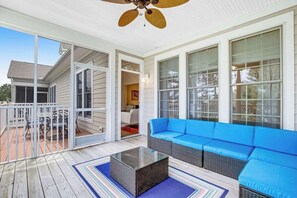 Terrace/patio - Wonderful Bear Trap Dunes Townhouse w/Free WiFi, Shared Pool, Deck, W/D, & AC (Ocean View)