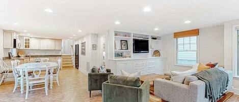 TV, DVD player, offices