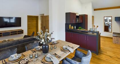 Bergfeuer Lodge: modern, hell mit Bergblick 85m² für 4-6 Personen im Lechtal