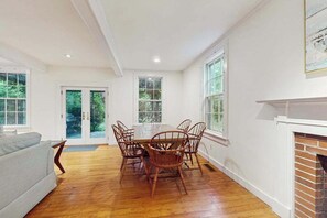 Dining - Dog-friendly historic home with yard, games, grill, children's items, W/D, & AC (Barnstable)