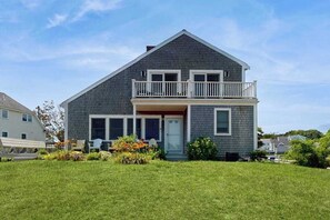 Exterior - Oceanview Buzzards Bay getaway w/ wraparound deck - steps to the Beach (Bourne)