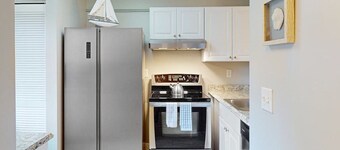 Ocean Edge Resort ground-floor condo with access to pools, hot tub, & tennis