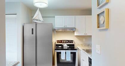 Ocean Edge Resort ground-floor condo with access to pools, hot tub, & tennis