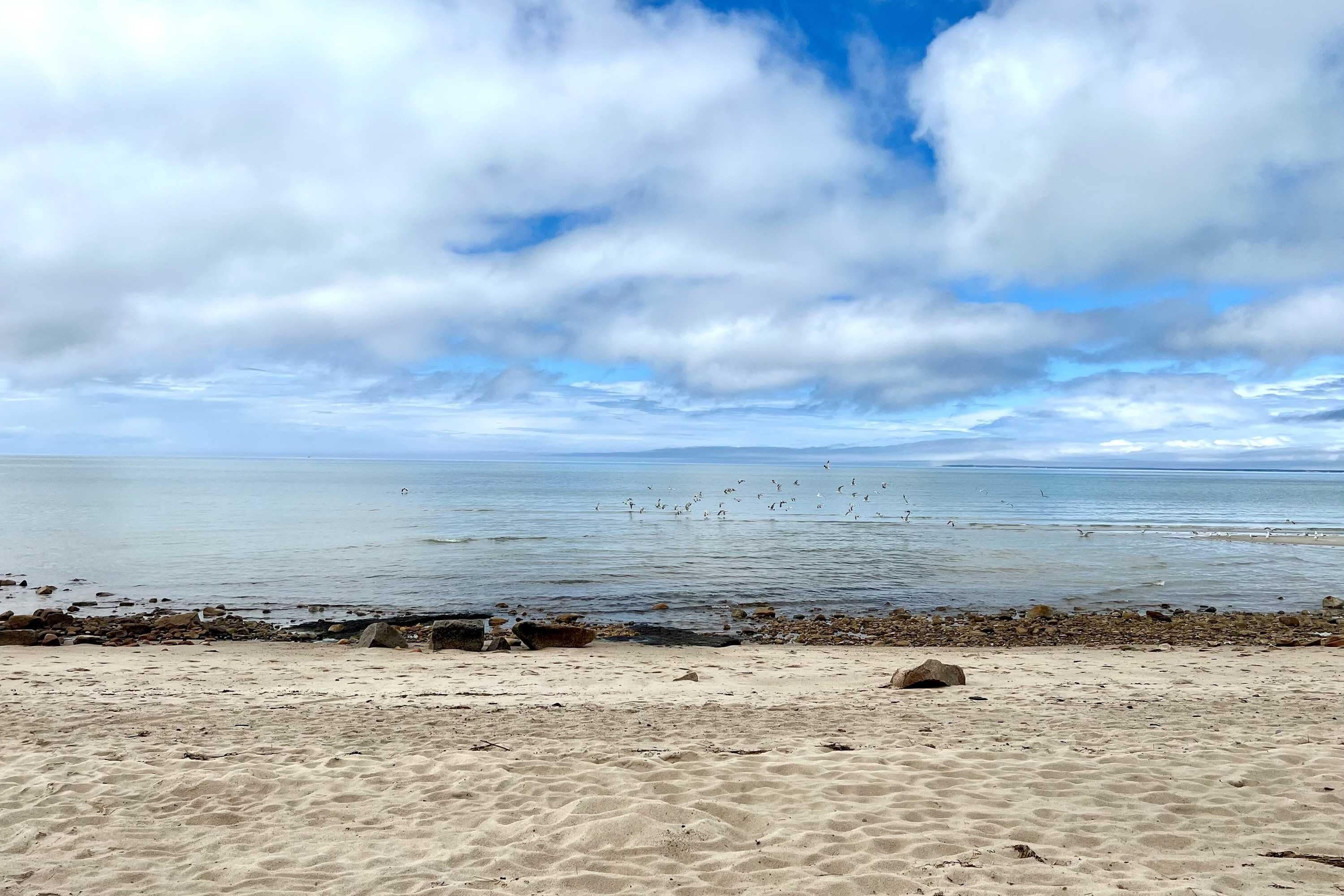 Una spiaggia nelle vicinanze