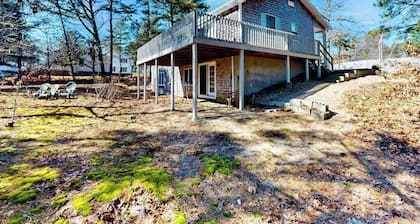 Light-filled home steps from Rail Trail - near pond, bay & ocean beaches