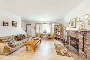 TV, offices - Adorable Home on a Grassy Lot w/ Free WiFi, Two Living Areas, & a Full Kitchen (Falmouth)