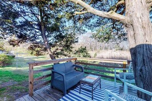 Property grounds - Dog-Friendly Downtown Home w/Free WiFi, Deck, Water Views, & Partial A/C (Oak Bluffs)